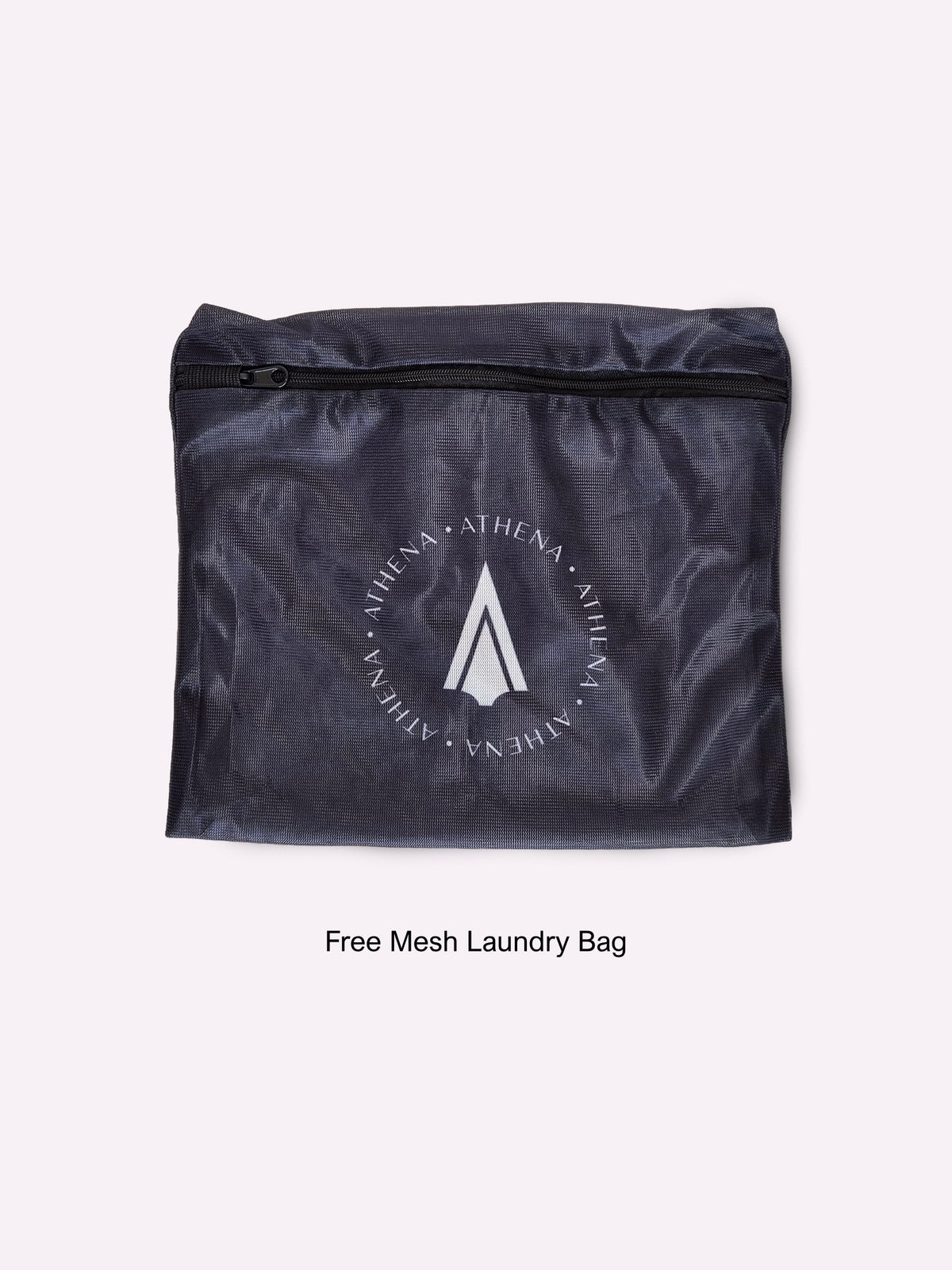 Free black mesh laundry bag included with Athena handwraps