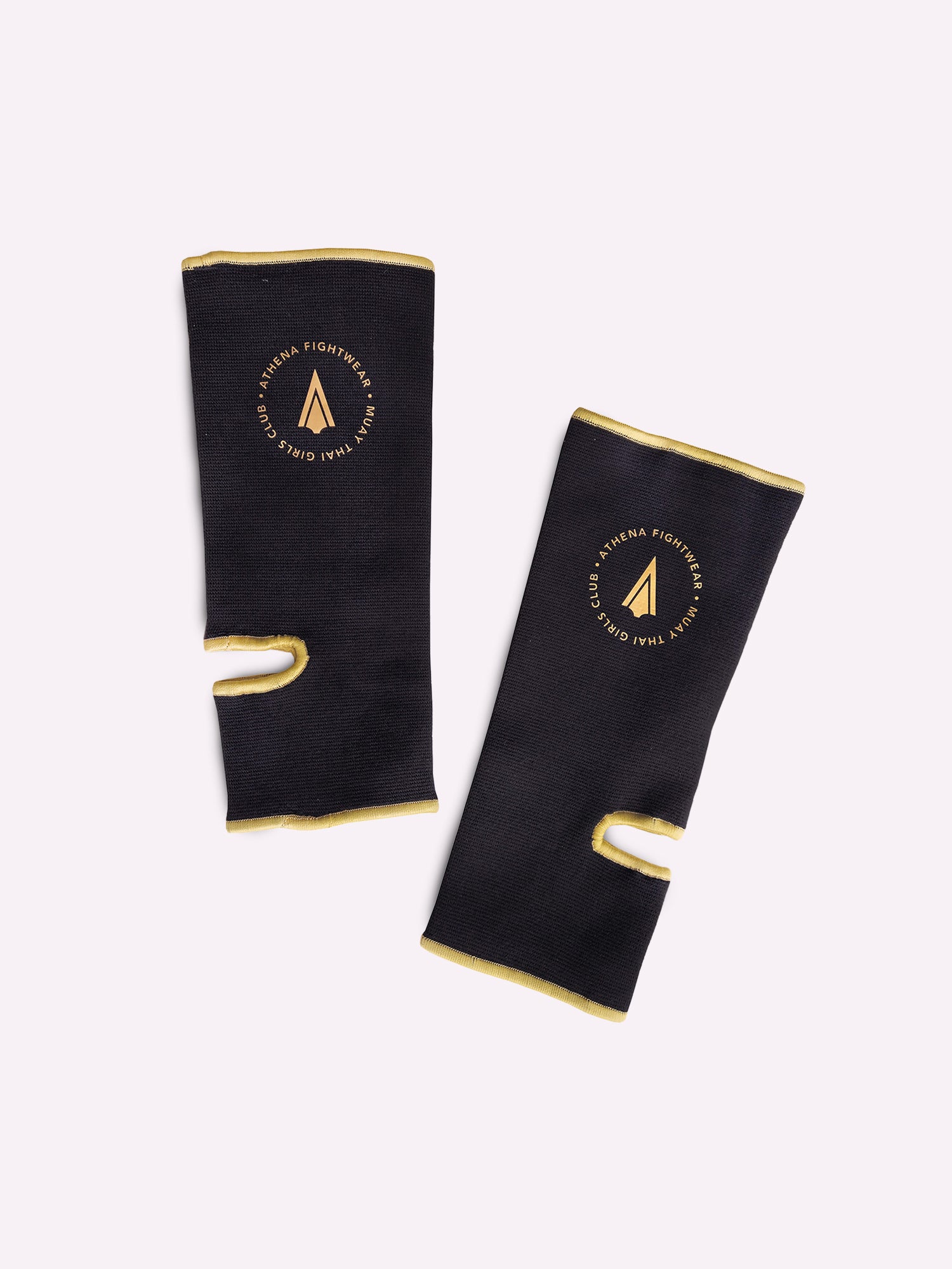 Athena Fightwear Muay Thai Girls Club Ankle Supports Guards black
