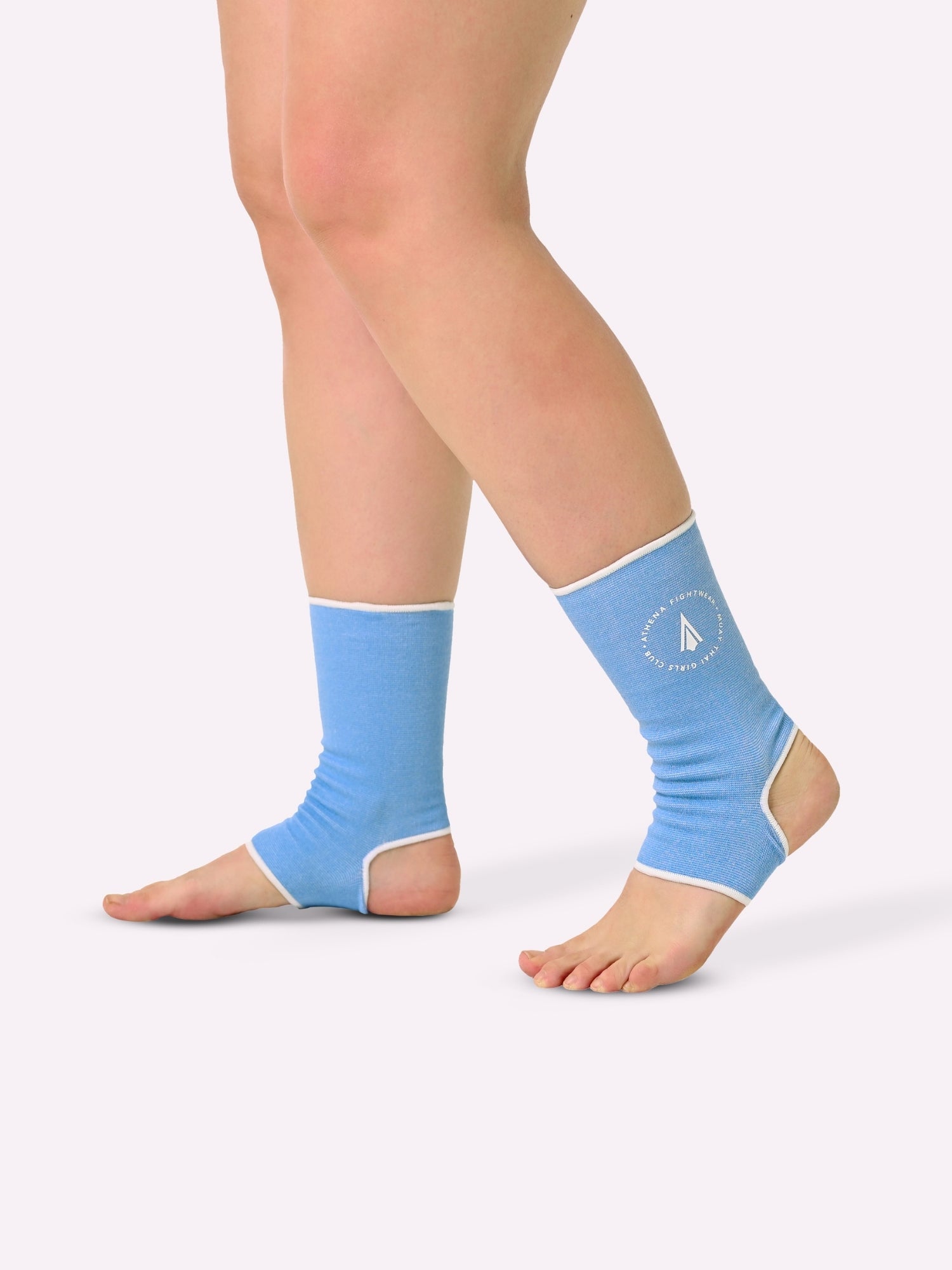 Athena Fightwear Women's Ankle Supports light blue Muay Thai girls club