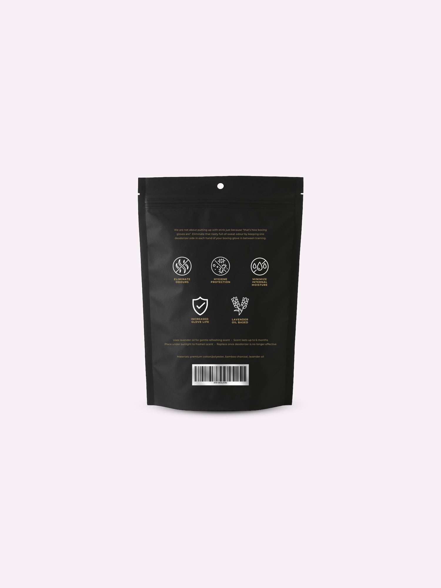 Athena Fightwear boxing glove deodorizer eliminate odours from boxing kickboxing muay thai gloves lavender scent