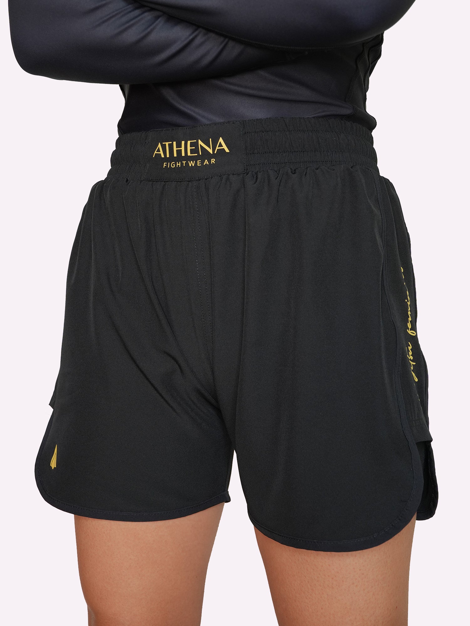 Athena Fightwear Lua BJJ Nogi Shorts for women with built-in safety shorts