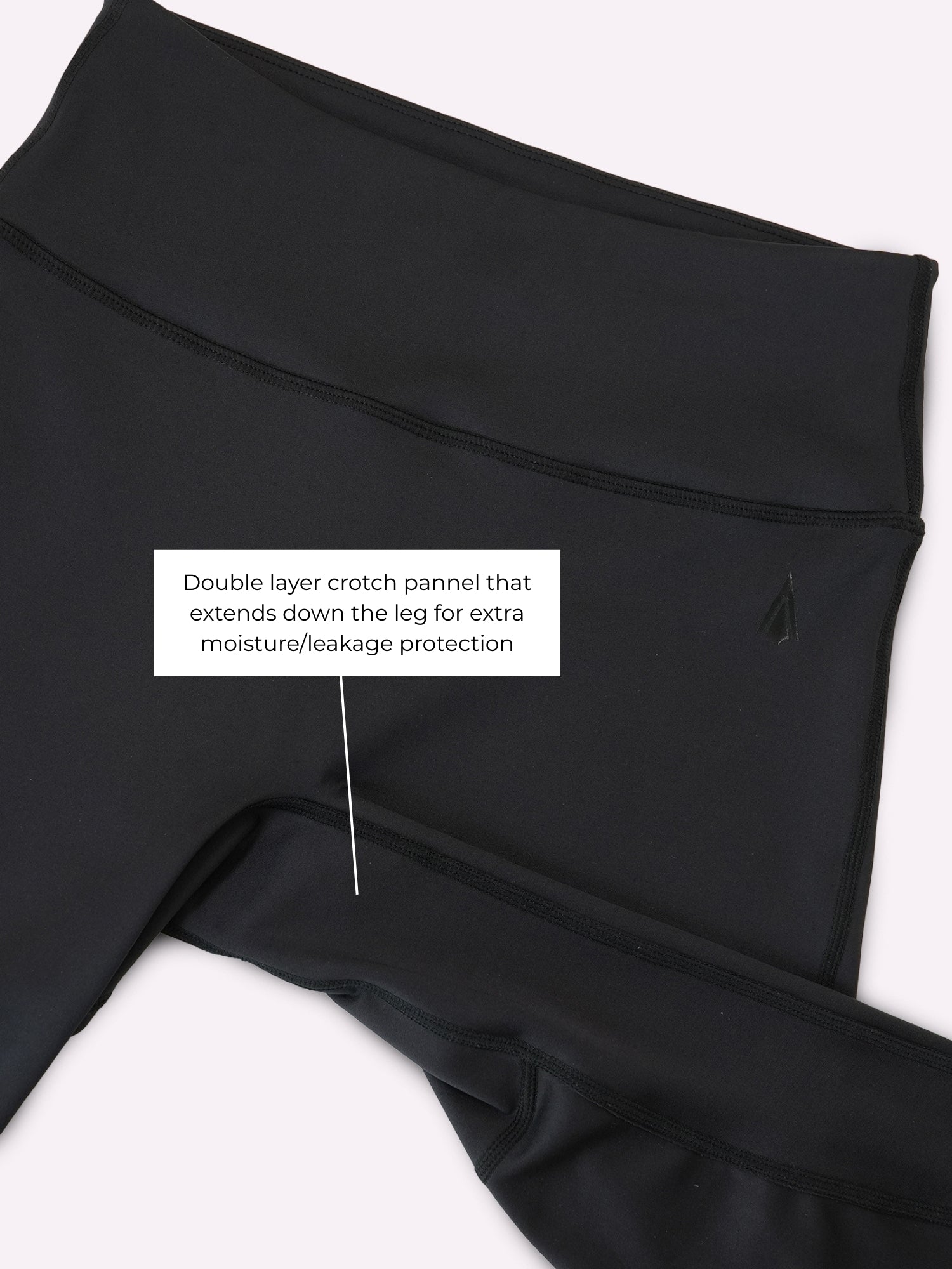 Athena Fightwear Women's Nerio Leggings Spats for BJJ Nogi Grappling Jiujitsu Black IBJJF compliant black with double layer butt panel and crotch panel for extra moisture and pantyline protection