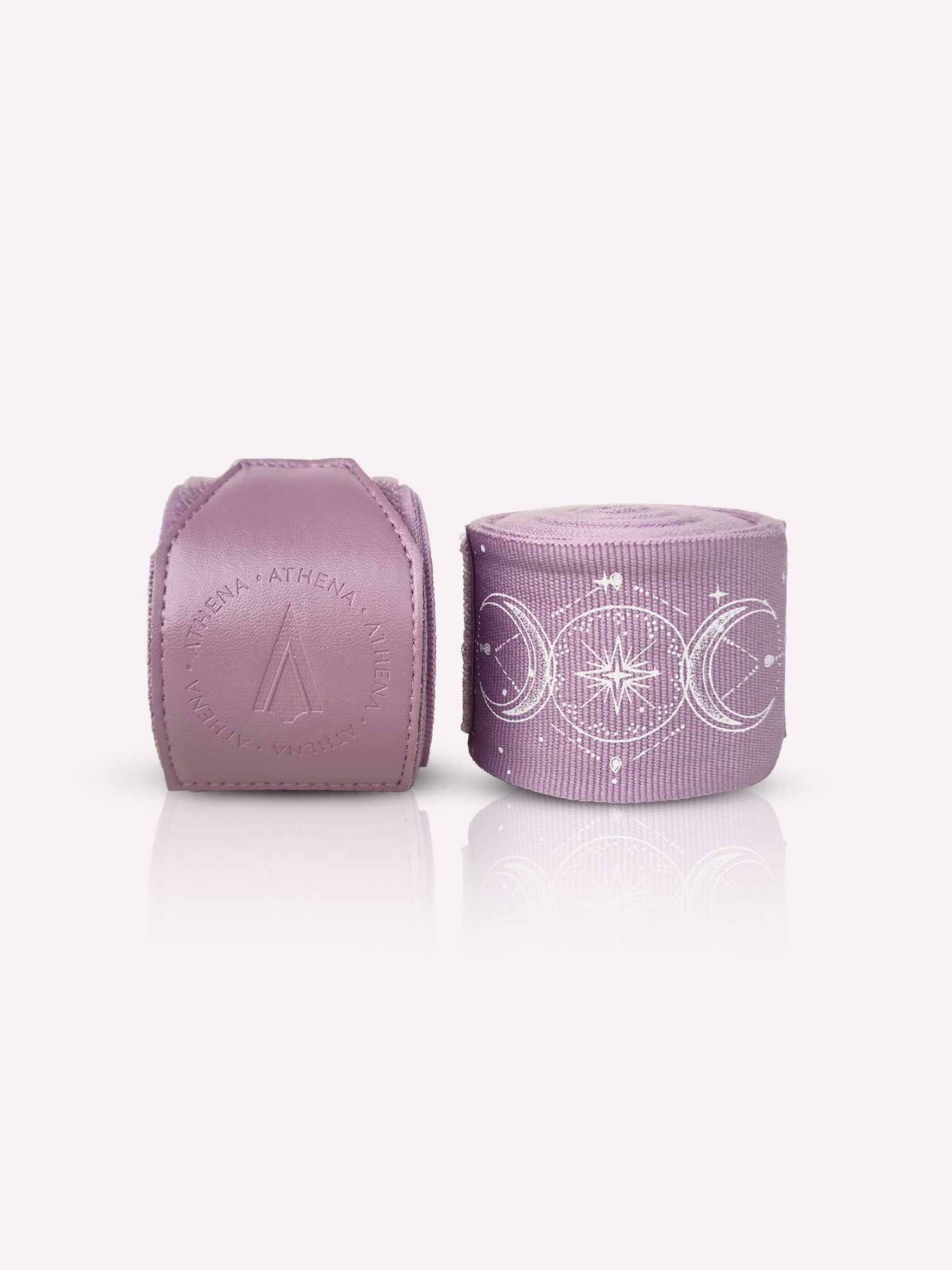 Athena Fightwear Serena Handwraps Mauve Purple inspired by Sailor Moon for women's boxing muay thai kickboxing MMA 4.5m and 3m length