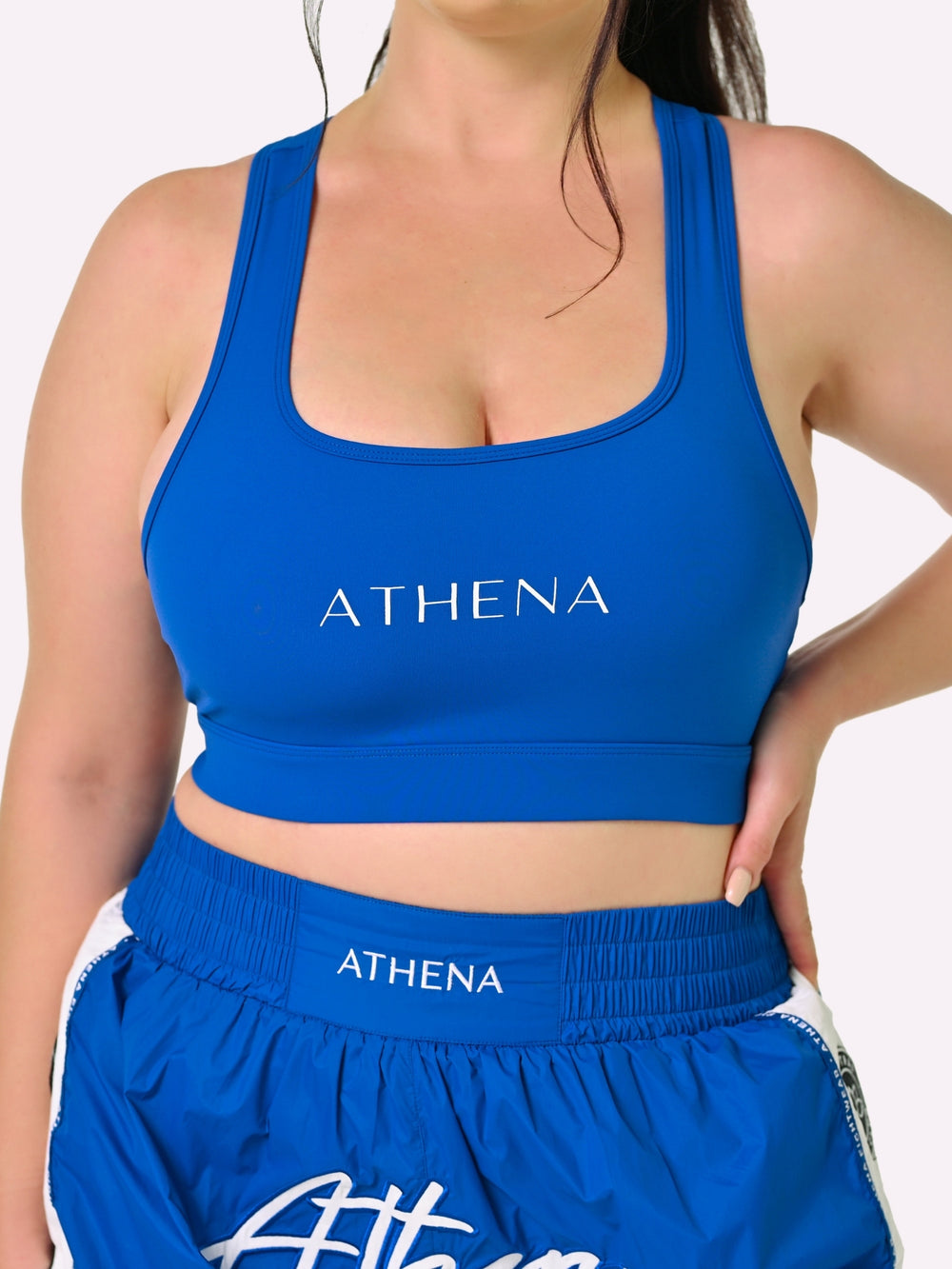Athena Fightwear Women's Blue Fight Corner Alke Sports Bra (Blue) for ...