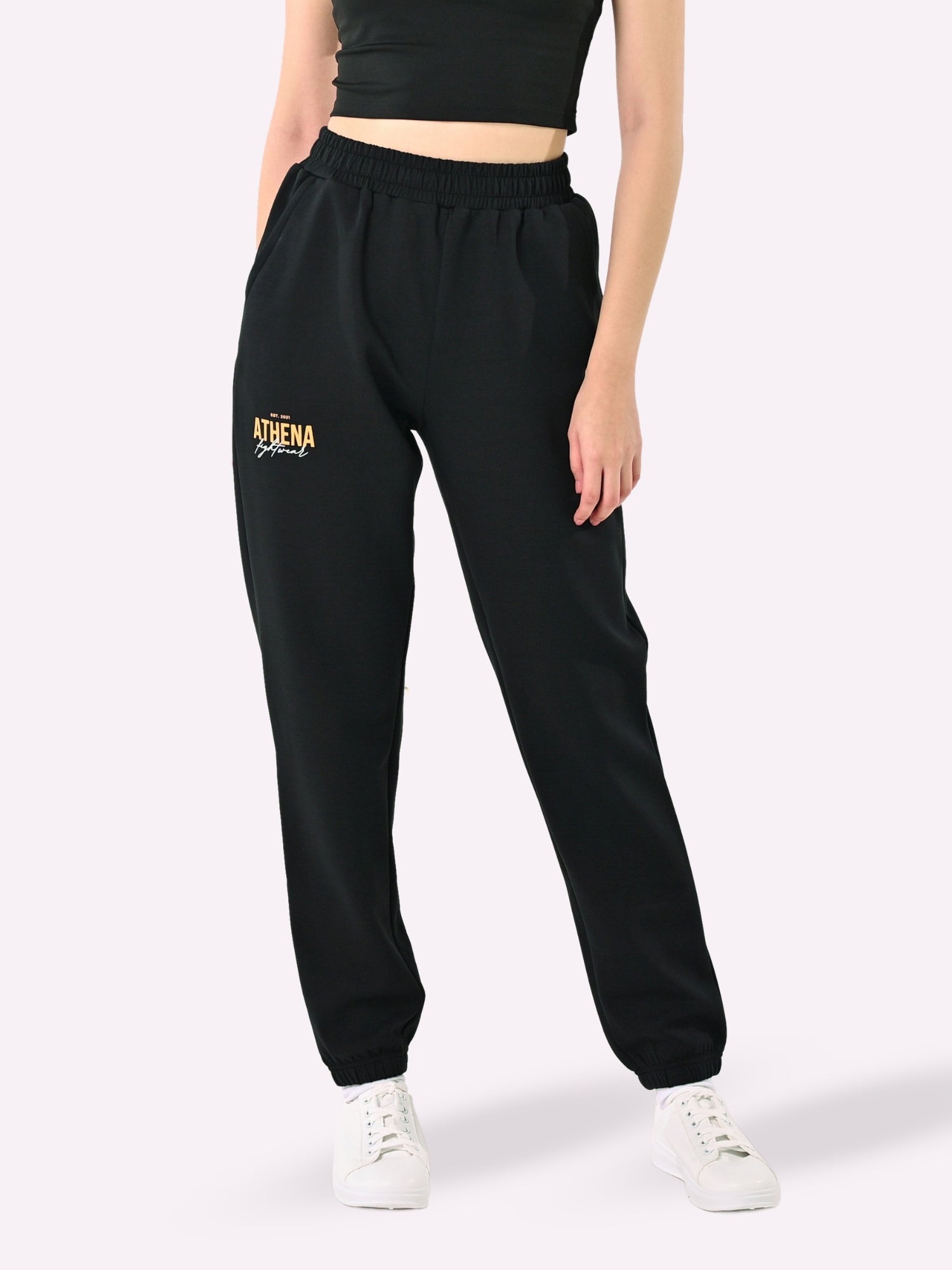 Athena Fightwear Women's Sweatpants autumn winter black