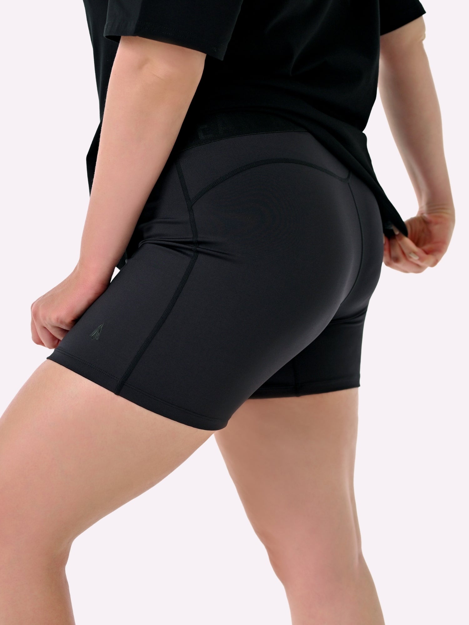 Athena Fightwear Diana Tights Bike Shorts black anti-camel toe under gi taekwondo bjj 