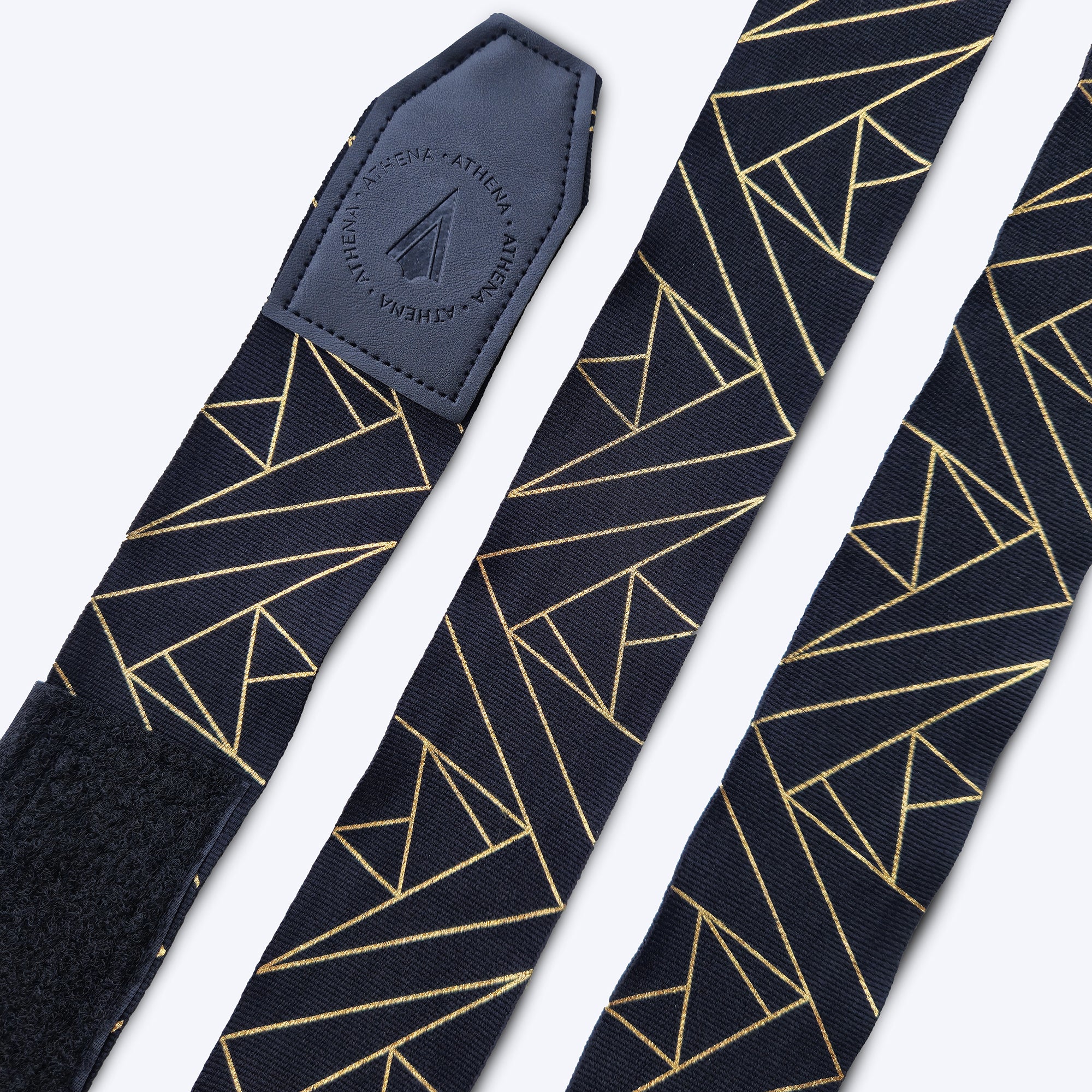 Athena Fightwear Eris handwrap black/gold for women muay thai kickboxing boxing MMA 4.5m 180 inches