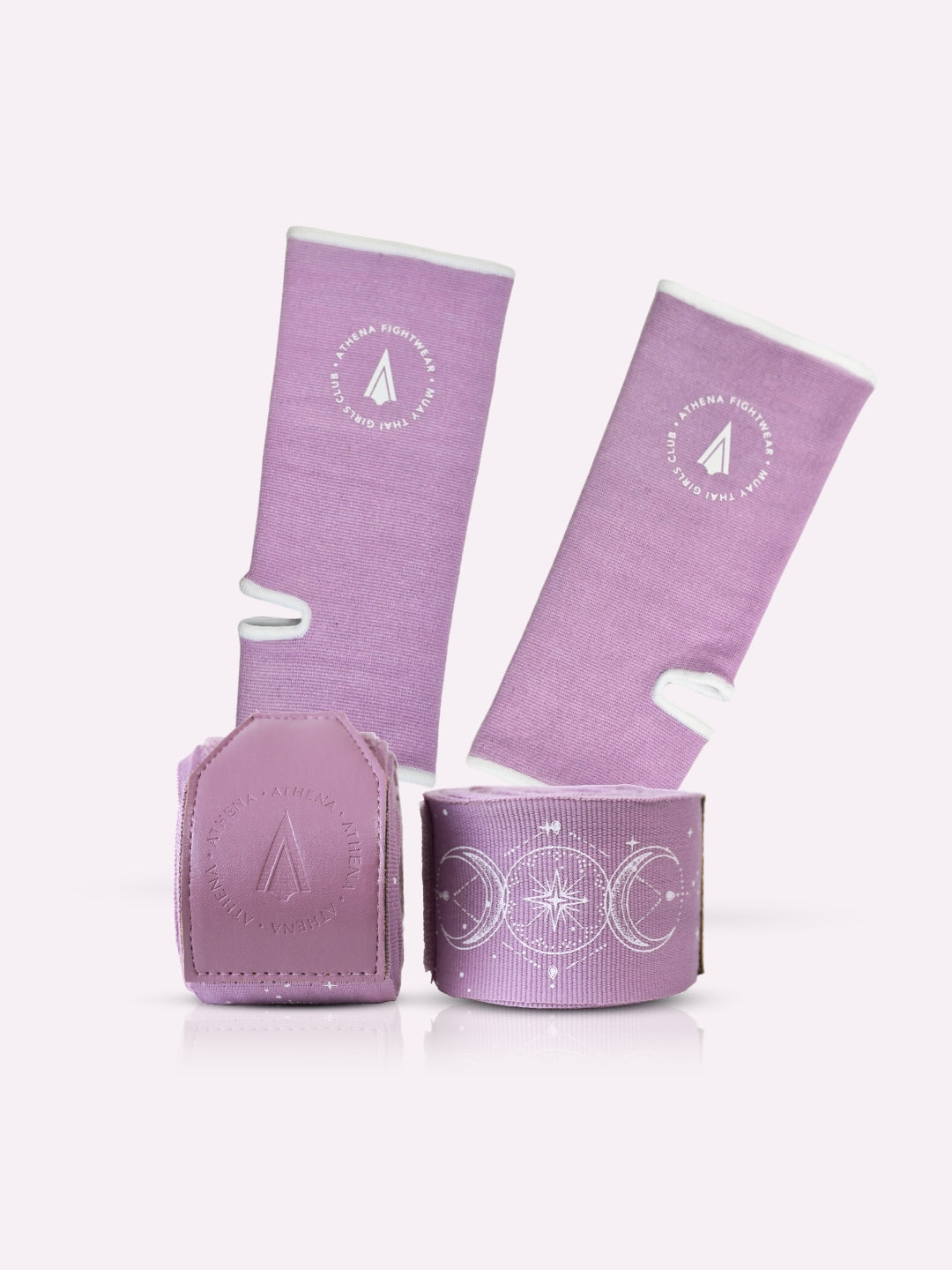 Muay Thai Bundle Handwrap & Ankle Support (Mauve)
