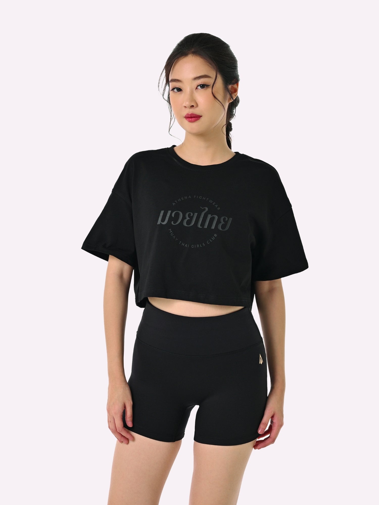 Athena Fightwear women's Nerio Tights Shorts for BJJ Nogi with double layer butt panels and crotch lining for moisture and pantyline protection