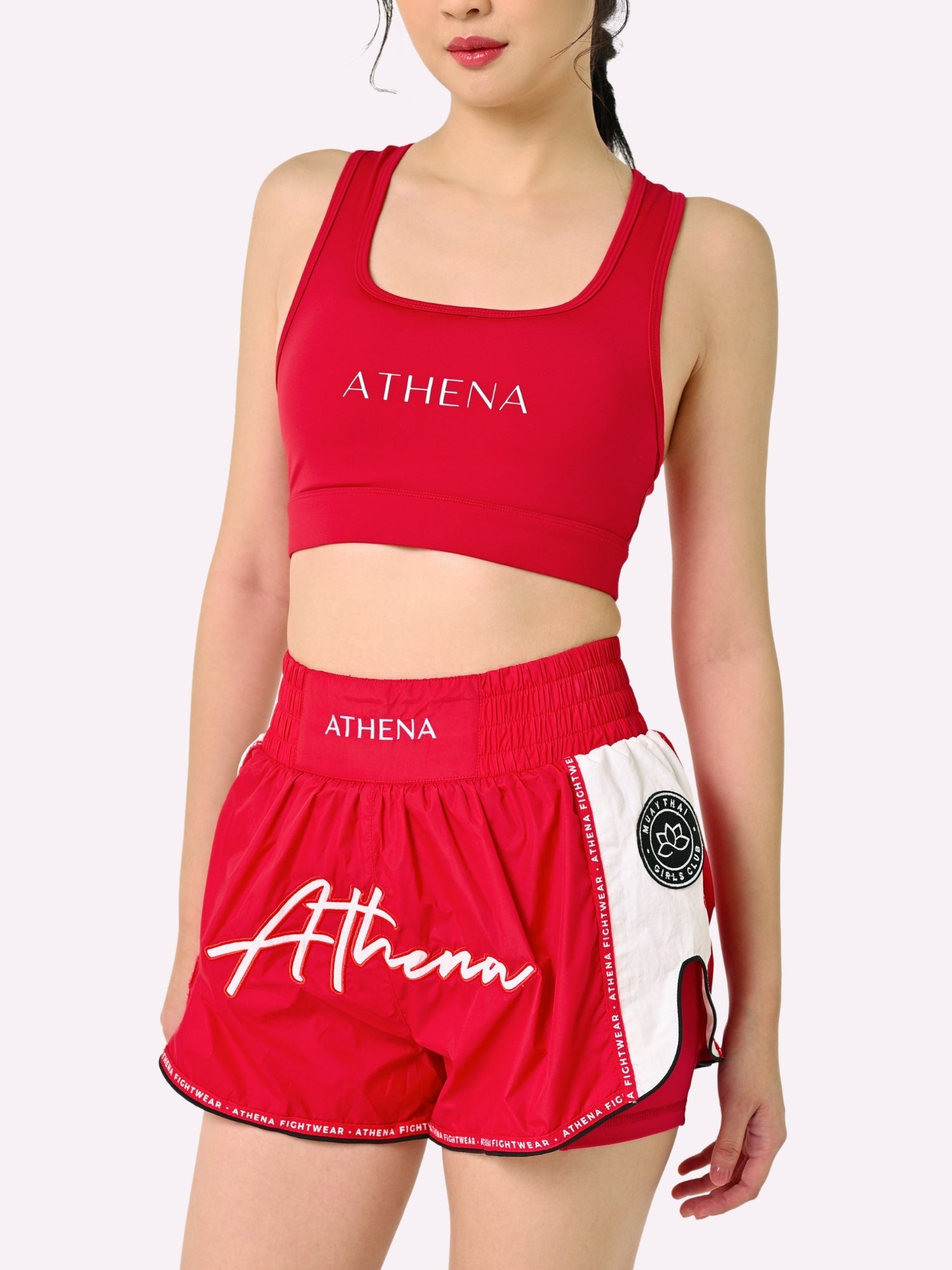 Alke Muay Thai Bundle Outfit (Red)