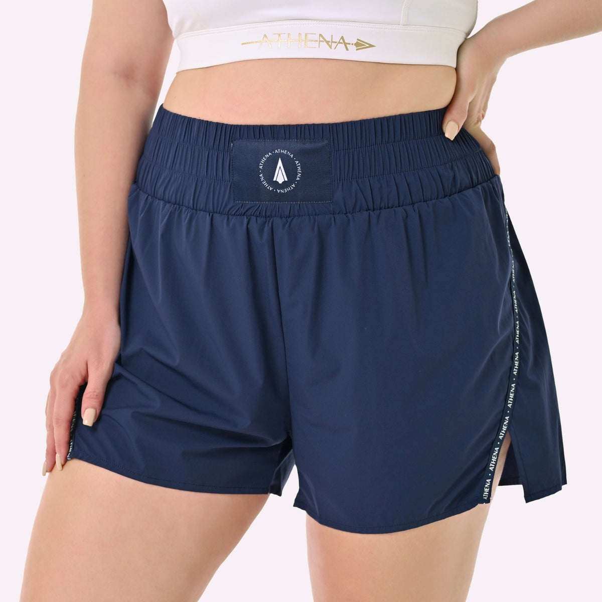 Pantalones cortos de boxeo para mujer Theia (negro): pantalones