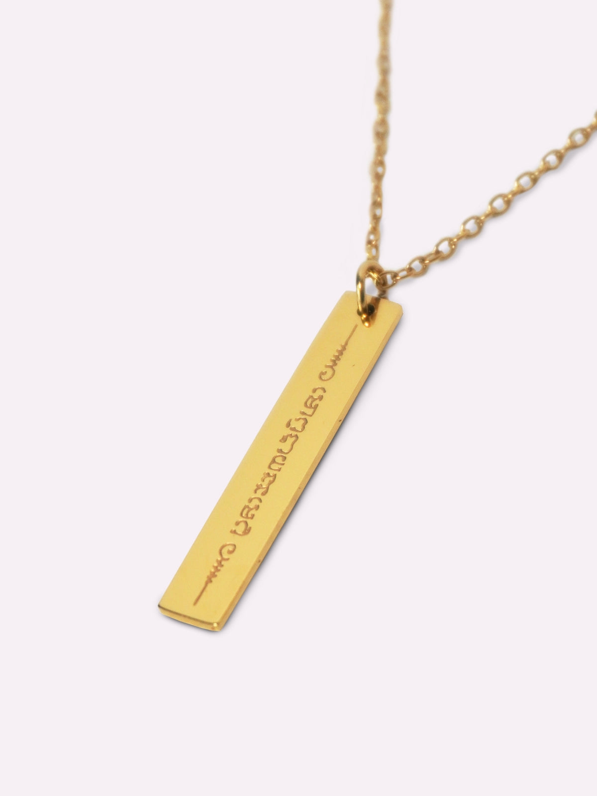 Athena Fightwear women's 18K gold plated nak muay ying necklace for muay thai sak yant tarnish proof sweatproof and waterproof