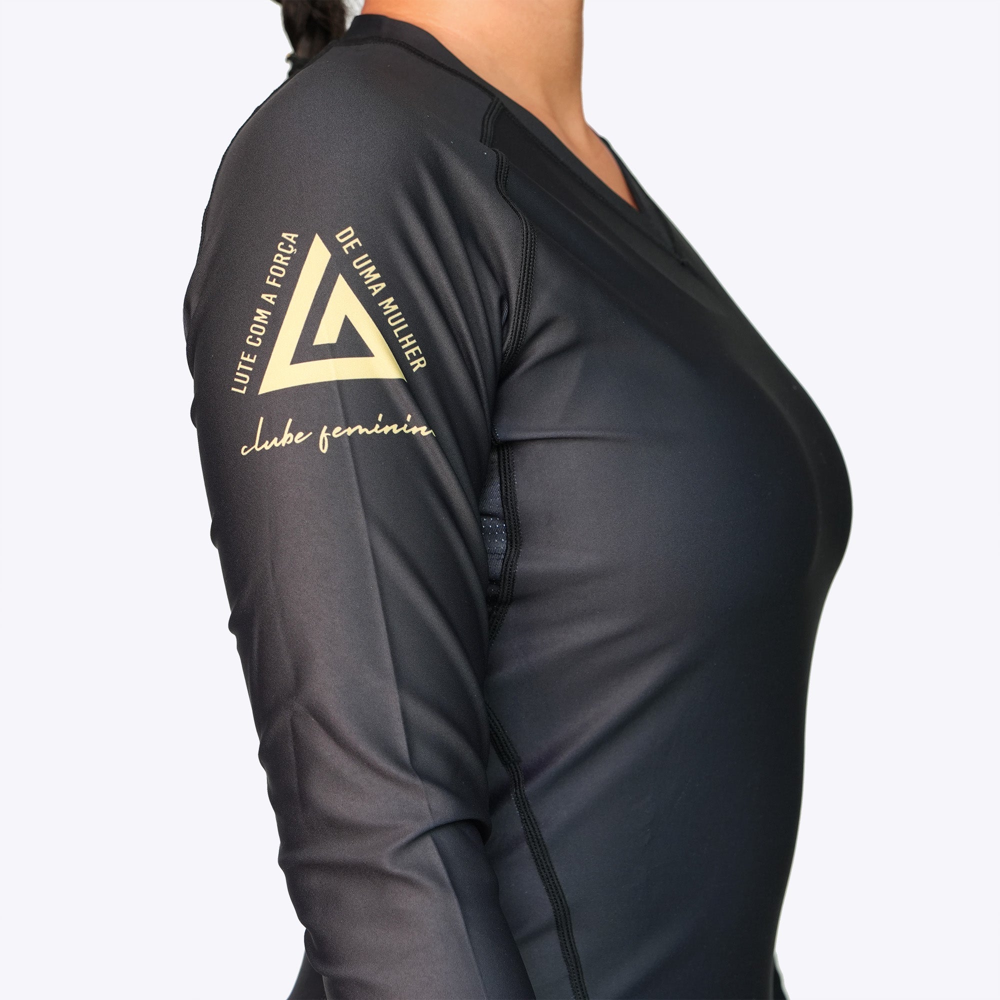 Athena Fightwear BJJ nogi rashguard Portuguese women's jiujitsu club black