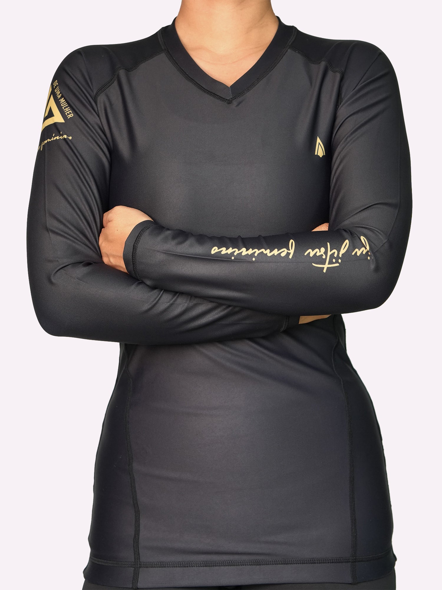 Athena Fightwear Nogi BJJ Rashguard for Women black Lua