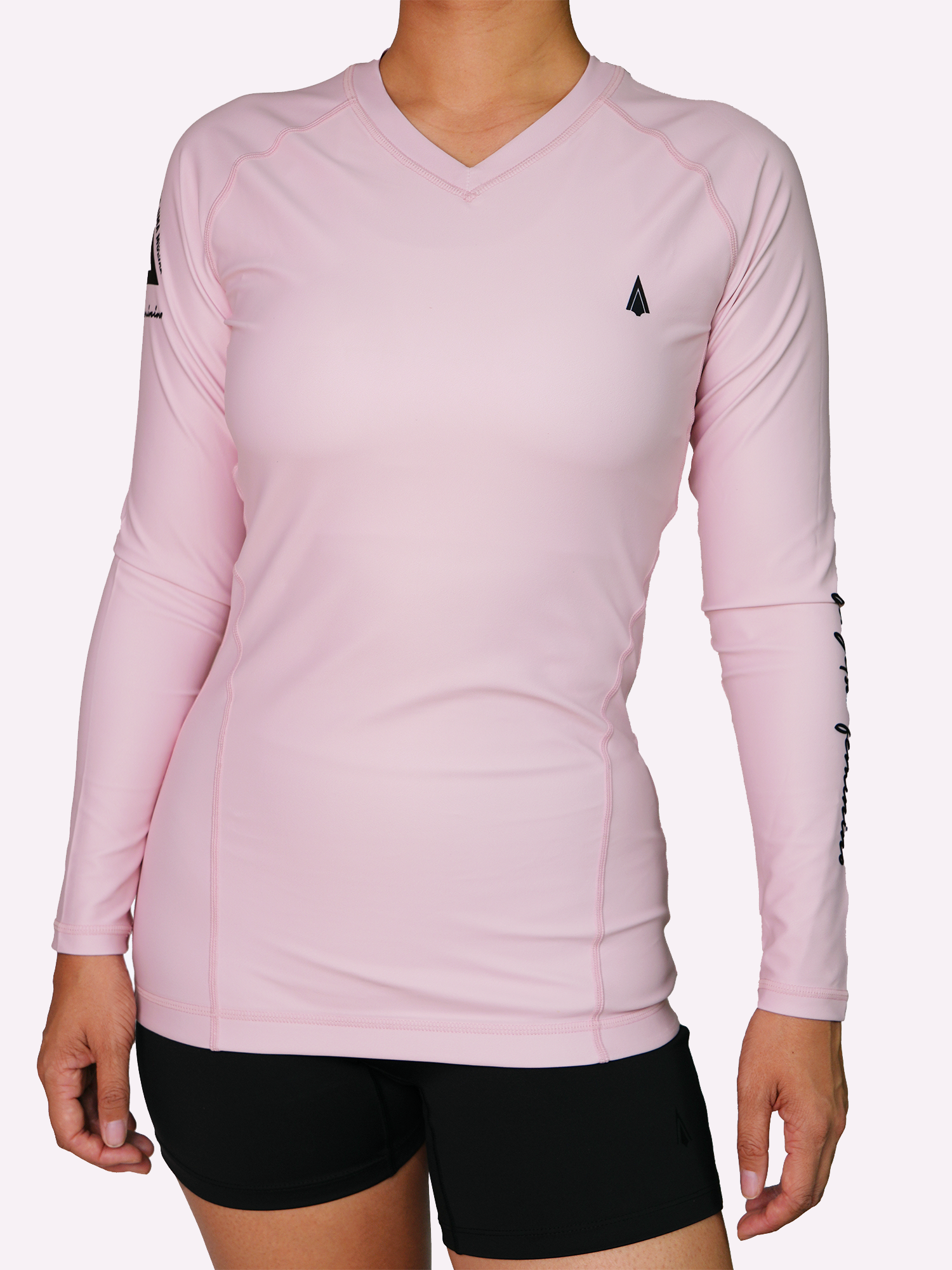 Lua Nogi Rashguard (Light Pink/Black)