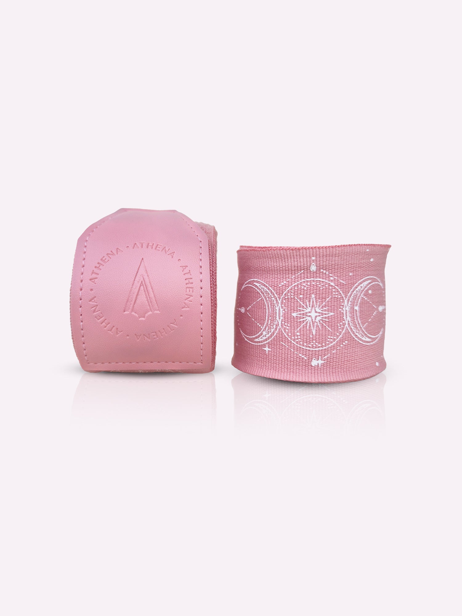 Athena Fightwear Serena Handwrap in Light Pink Lemonade sailor moon inspired for women's boxing muay thai kickboxing MMA 4.5m length