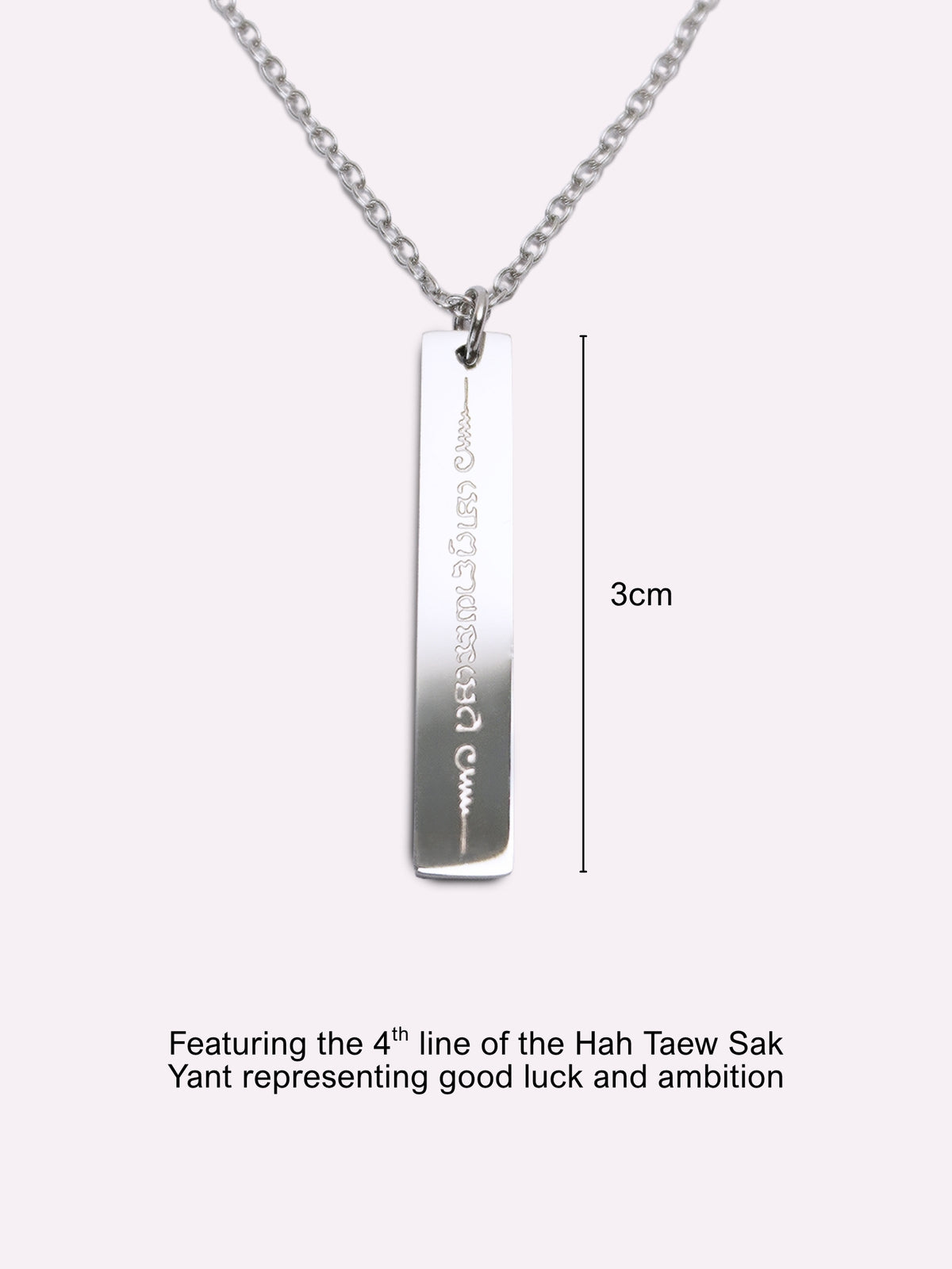 Athena Fightwear women's nak muay ying necklace silver stainless steel tarnish proof sweatproof waterproof sak yant Muay Thai jewellery pendant