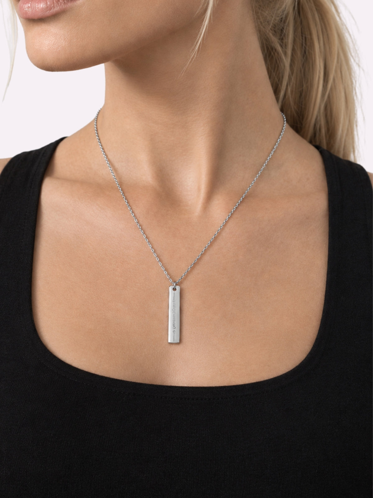 Athena Fightwear women's nak muay ying necklace silver stainless steel tarnish proof sweatproof waterproof sak yant Muay Thai jewellery pendant