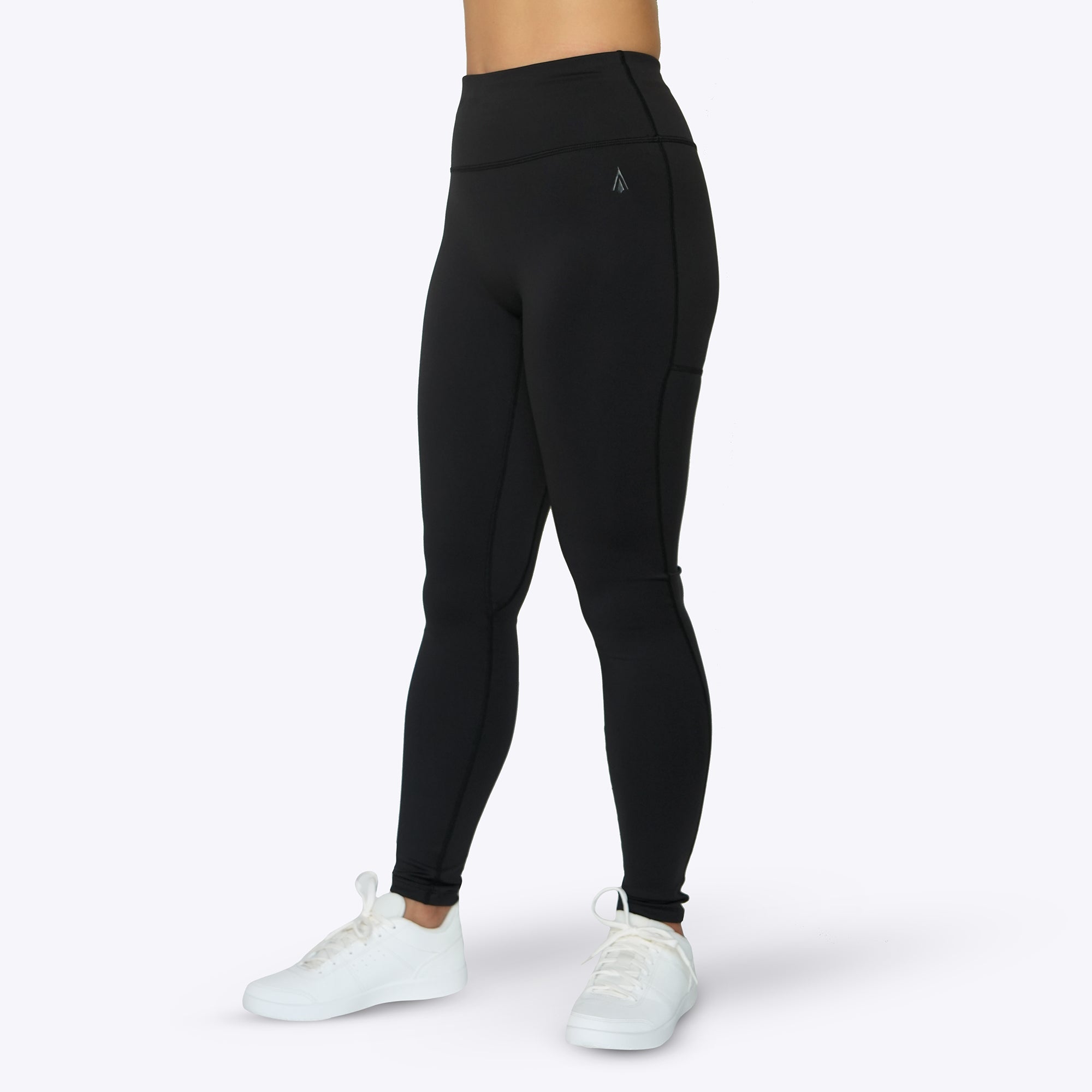 Nerio Spats-Style Leggings (IBJJF compliant) with Double Lined Butt and Crotch Panels (Black)