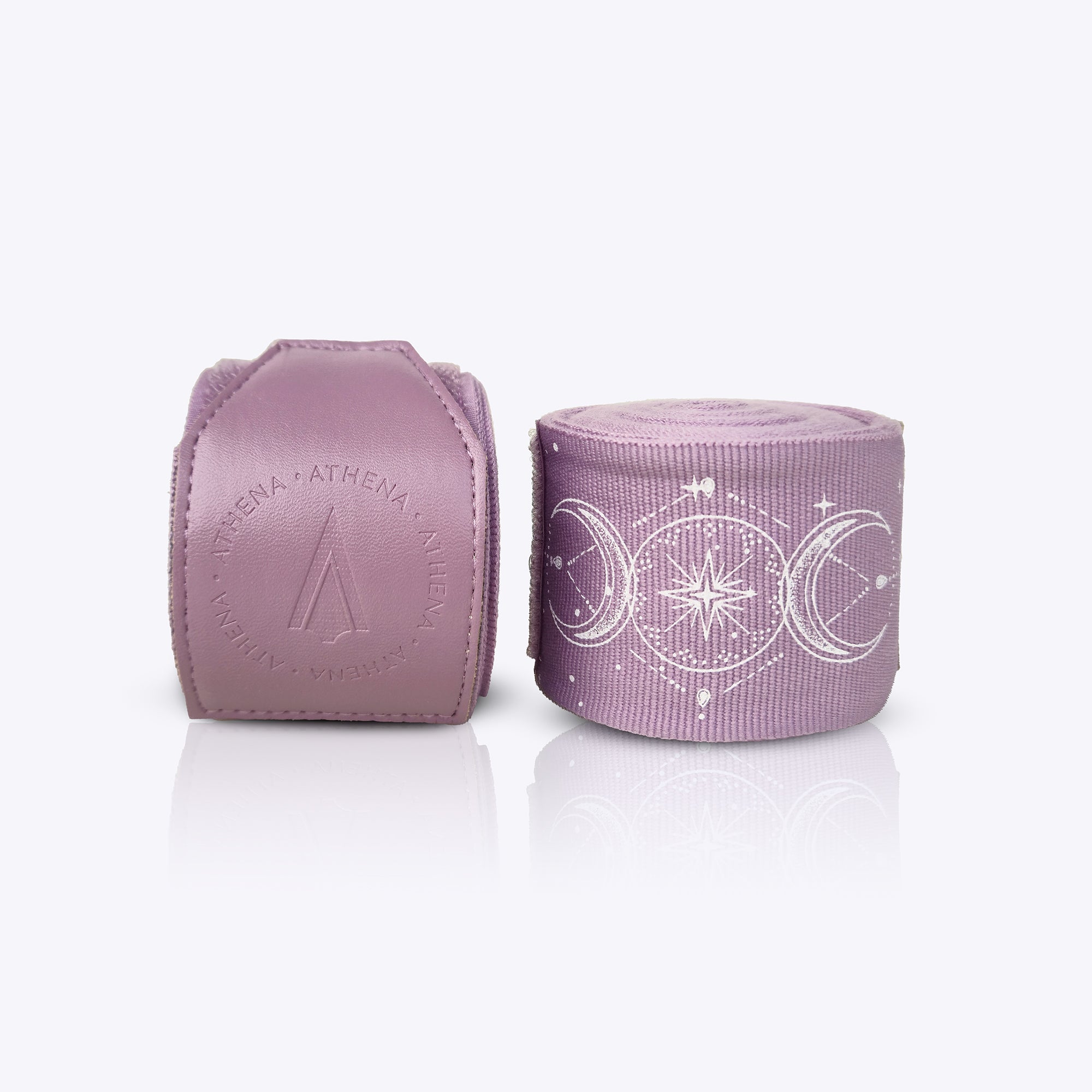 Athena Fightwear Serena Handwrap mauve light purple for women's muay thai boxing kickboxing MMA 120" (3m) or 180" (4.5m)