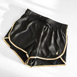 Athena Fightwear womens kickboxing high waisted shorts in black and gold